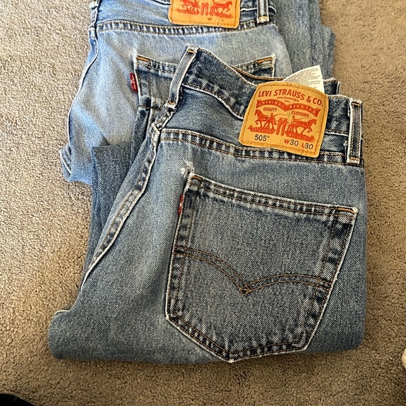 2 Pairs Levi's Blue Denim Jeans - Picture 1 of 1
